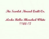 Moda Bella Solid in Bleached White - 1 yard