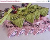 25% OFF Memorial Day Sale Set of 10 Travel Jewelry Roll Organizers with Monograms
