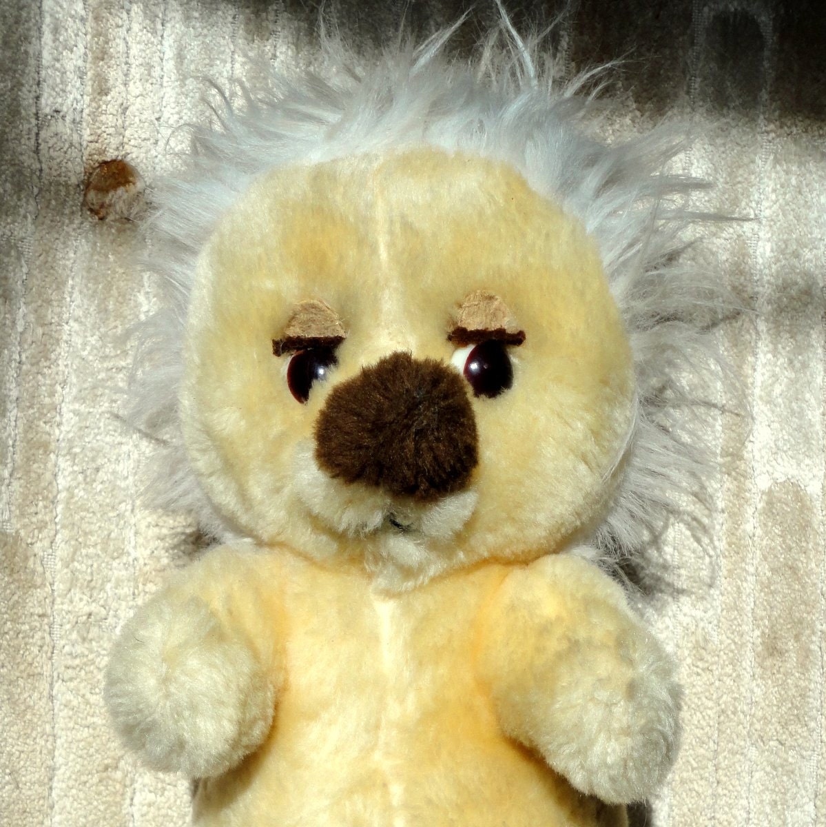 Strange Vintage Albert Einstein Doll Plush Bear Stuffed Animal