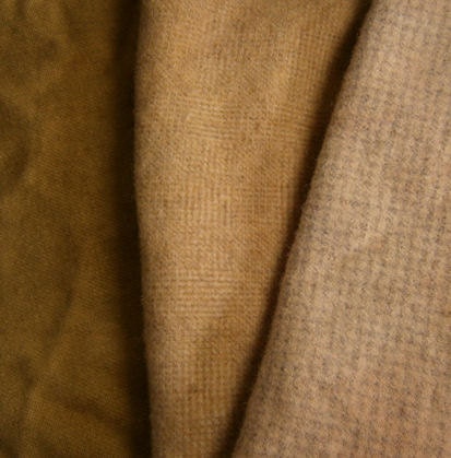 MIXED LIGHTS  Hand Dyed and Textured Felted Wool Fabric for Rug Hooking and Appliqué 3 Eighths Bundle "