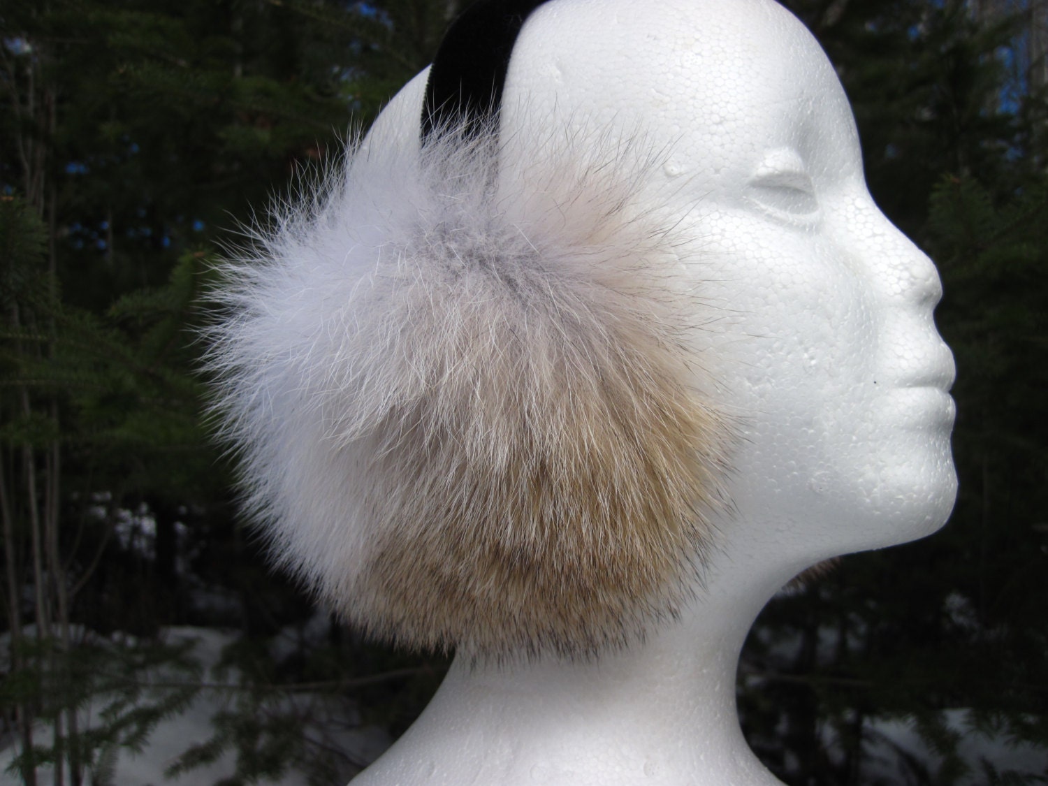 Coyote Fur Earmuffs