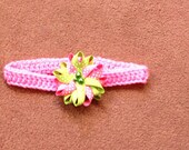 Baby Girl Pink Headband with beautiful Loopy bow