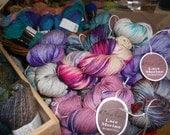 Ella Rae Hand painted Merino Lace yarn in 6 gorgeous colors, wonderful for knit or crochet.