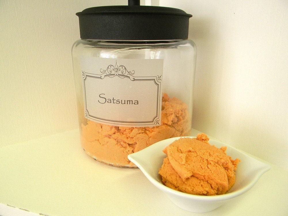 SUGAR SCRUB - Satsuma Body Polish - Emulsified - 10oz Jar