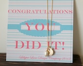 Graduation Gift Ideas, Spring Fashion Initial Necklaces, Initial Necklaces for Grads, Thank You Gifts, Graduation Initial Necklaces