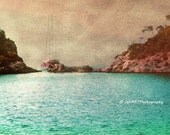 Pirate Bay Sea 8"x10" Fine Art Wall Decor Boat Sea Photograph For Cafe Bar Pub Hotel Restaurant Nursey Home Office