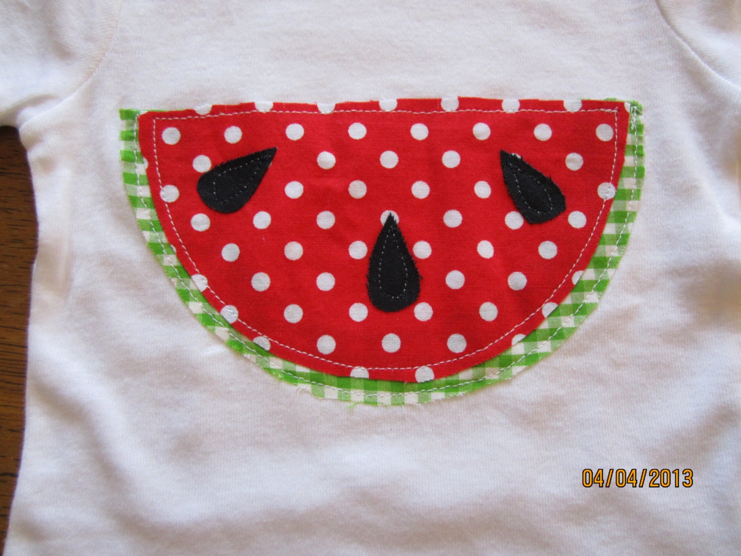 Watermelon Onesie Any Size newborn to 24 months onesie or shirt size 2 4 or 6