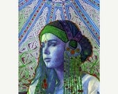 ON SALE Goddess Custom Altar Art Painting