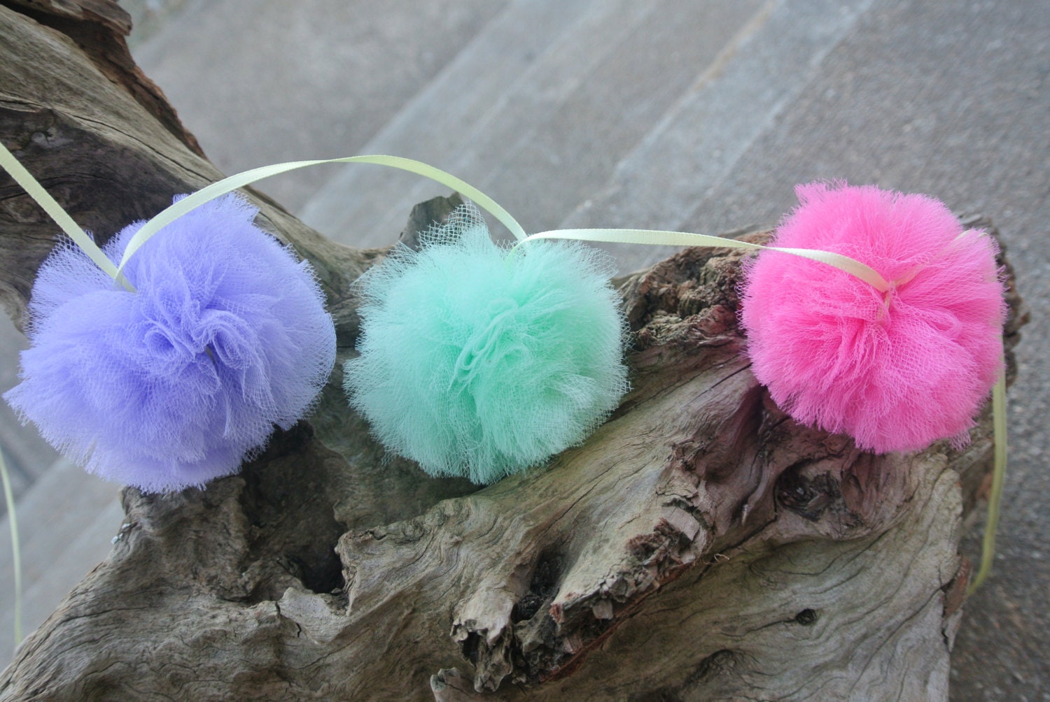 Birthday Party Decor Garland, Pom Pom Party Decor