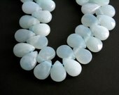 BEAD-AMZ-DROP-9MM - Grade A Faceted Amazonite Briolette, 9x6mm - 20 pcs