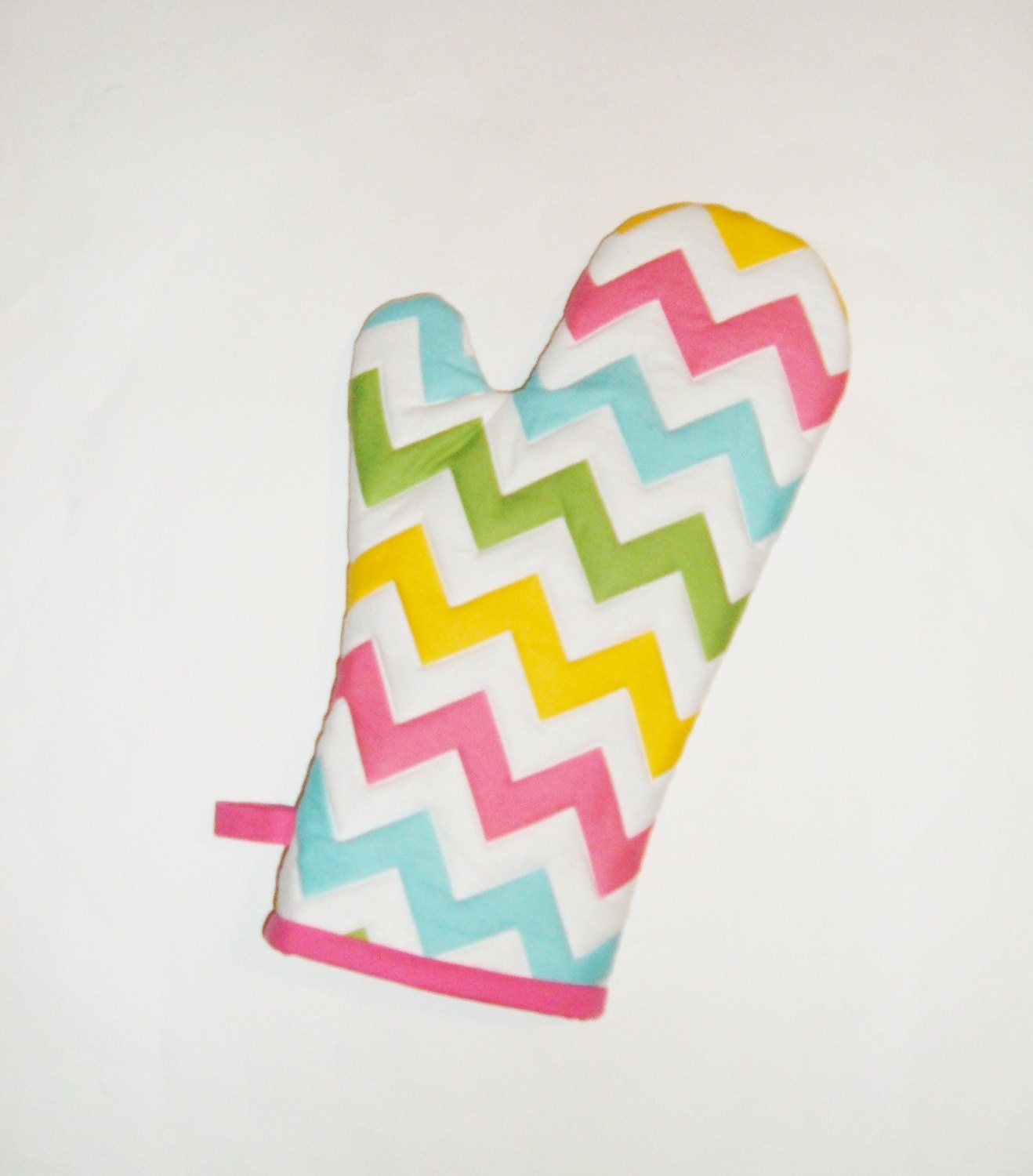 Chevron Oven Mitt - Rainbow Colors - Gift for Foodie- Gift Under 20