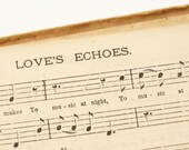Vintage / Antique "The Standard: A Collection of Sacred and Secular Music" Song Book (c1872) - Rare Collectible, Ephemera, Home Decor
