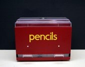 Pencil Dispenser for the Classroom or Office - RED