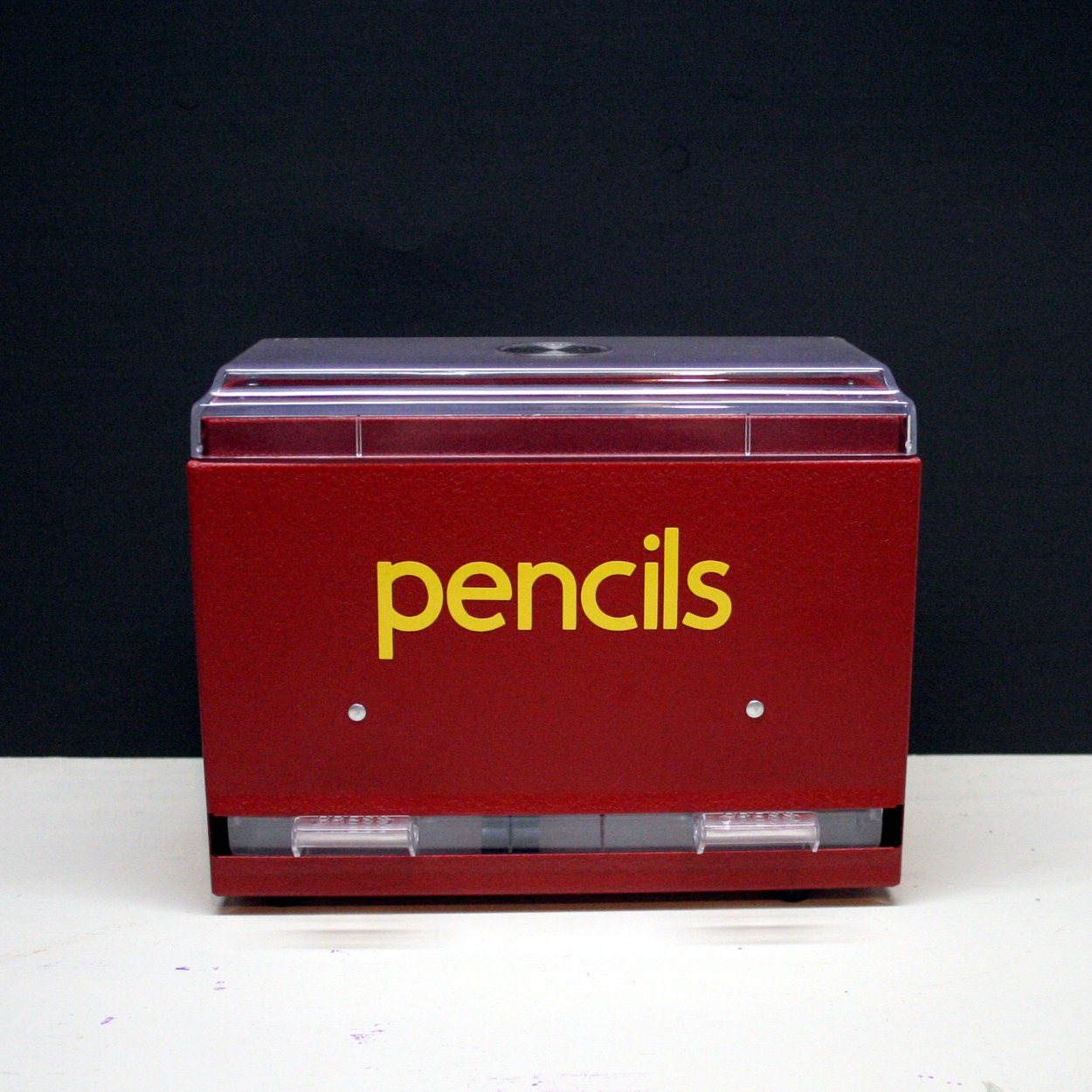 Items similar to Pencil Dispenser for the Classroom or Office RED on Etsy
