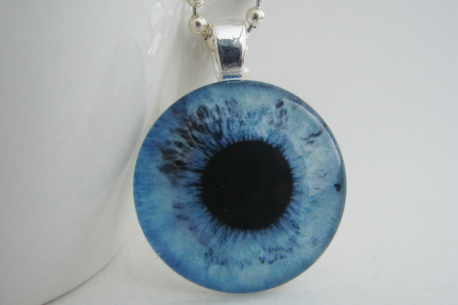 Blue Eye Pendant with Free Necklace