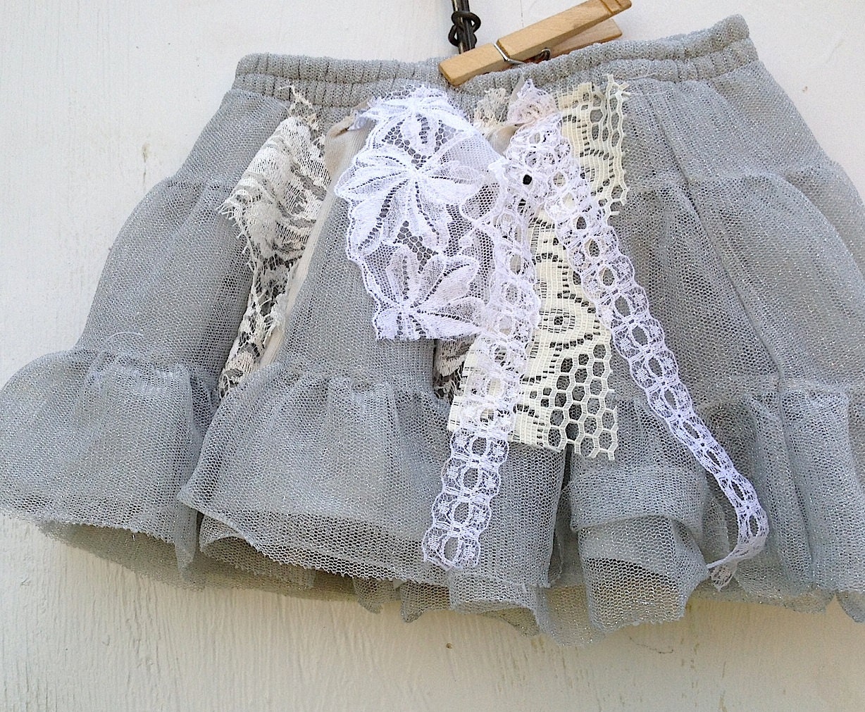 gray tulle baby boho Rustic  prairie baby birthday lace sparkle  party fashion fashion toddler infant skirt