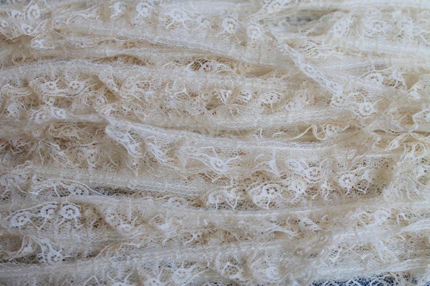 Vintage Trim, Lace Trim, Cream Color, By The Yard