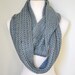 GREY Super Long Chunky Knitted Infinity Circle Loop Scarf Women's Fashion Accessories Gift ideas
