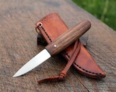Hand forged knife: 1095/ Black Walnut