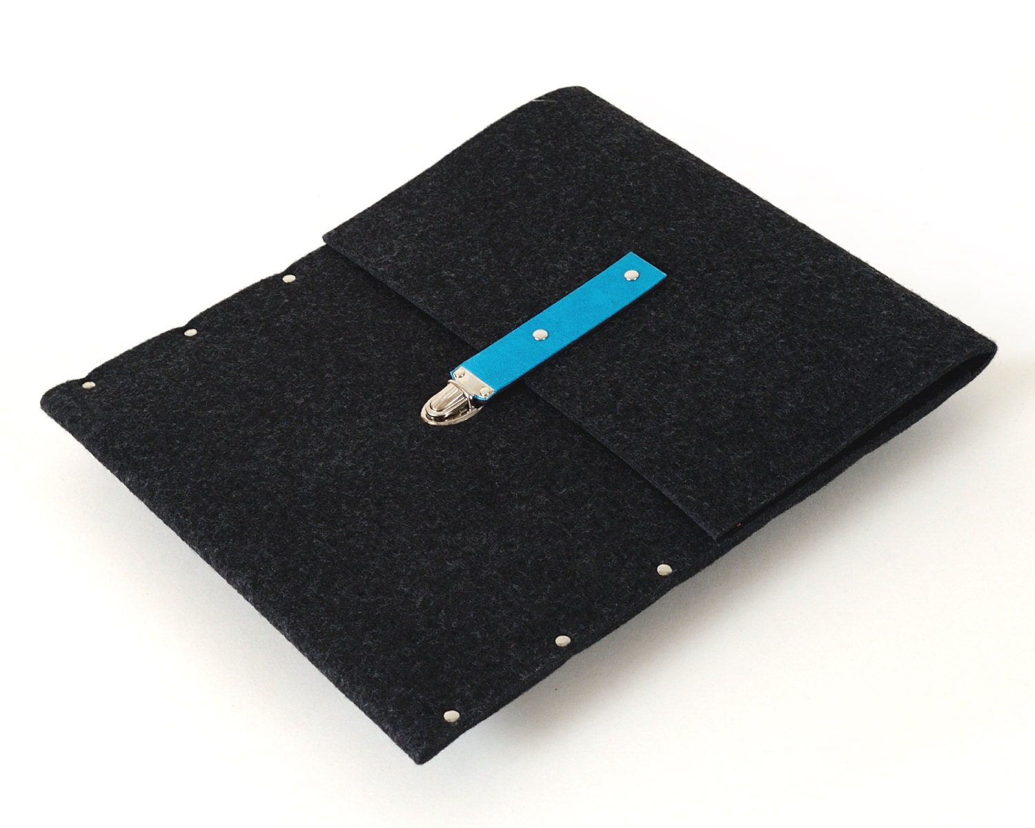 MacBook Pro 13 inch Sleeve MacBook 13 Pro Case MacBook 13 Cover black synthetic felt handmade by SleeWay