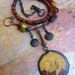 The Two. Rustic Victorian Tribal Assemblage Necklace