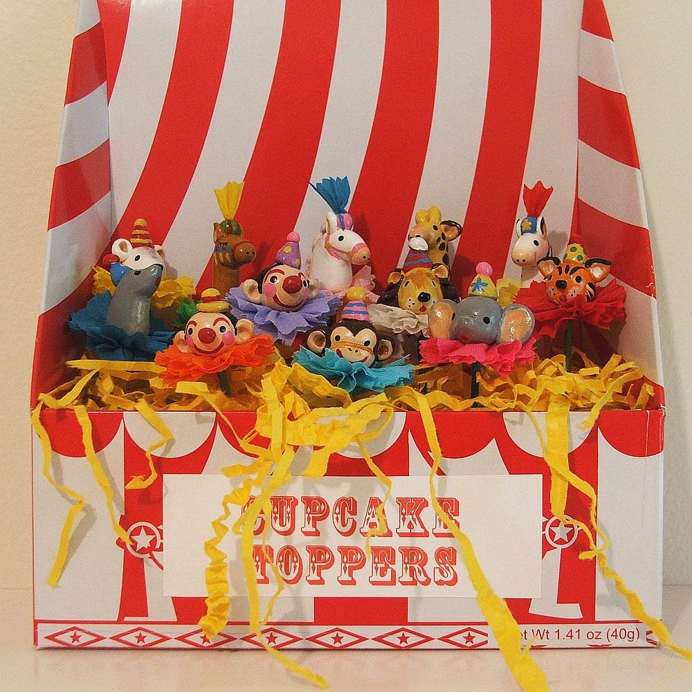 Circus/Carnival Cupcake Toppers Il_170x135