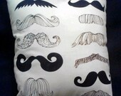 Mustaches Pillow