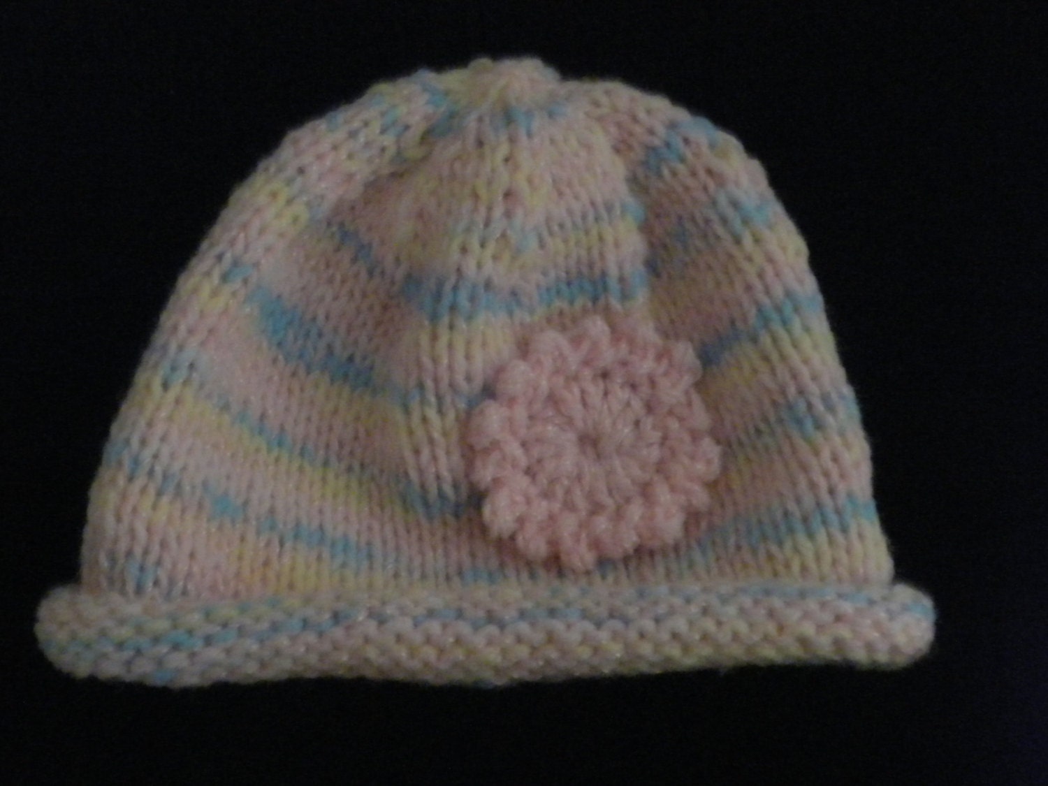 Baby Girl Hat & Mittens
