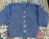 Girl's Crocheted Sweater