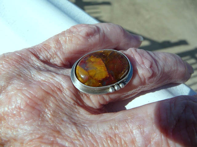 Tiger Eye Sterling Silver Ring or Pendant - Custom Design