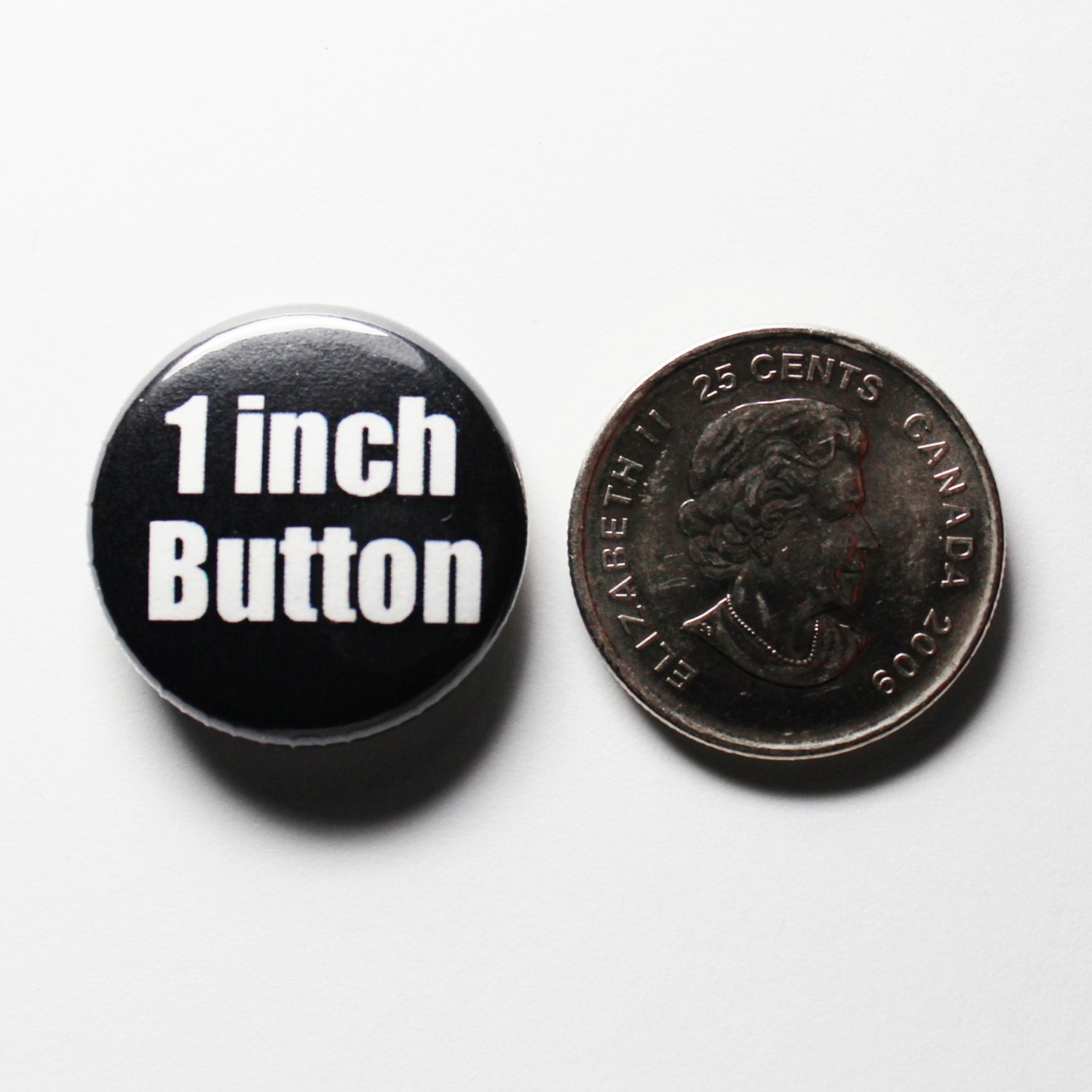 Decaf Coffee Button - 1 inch PIN or MAGNET