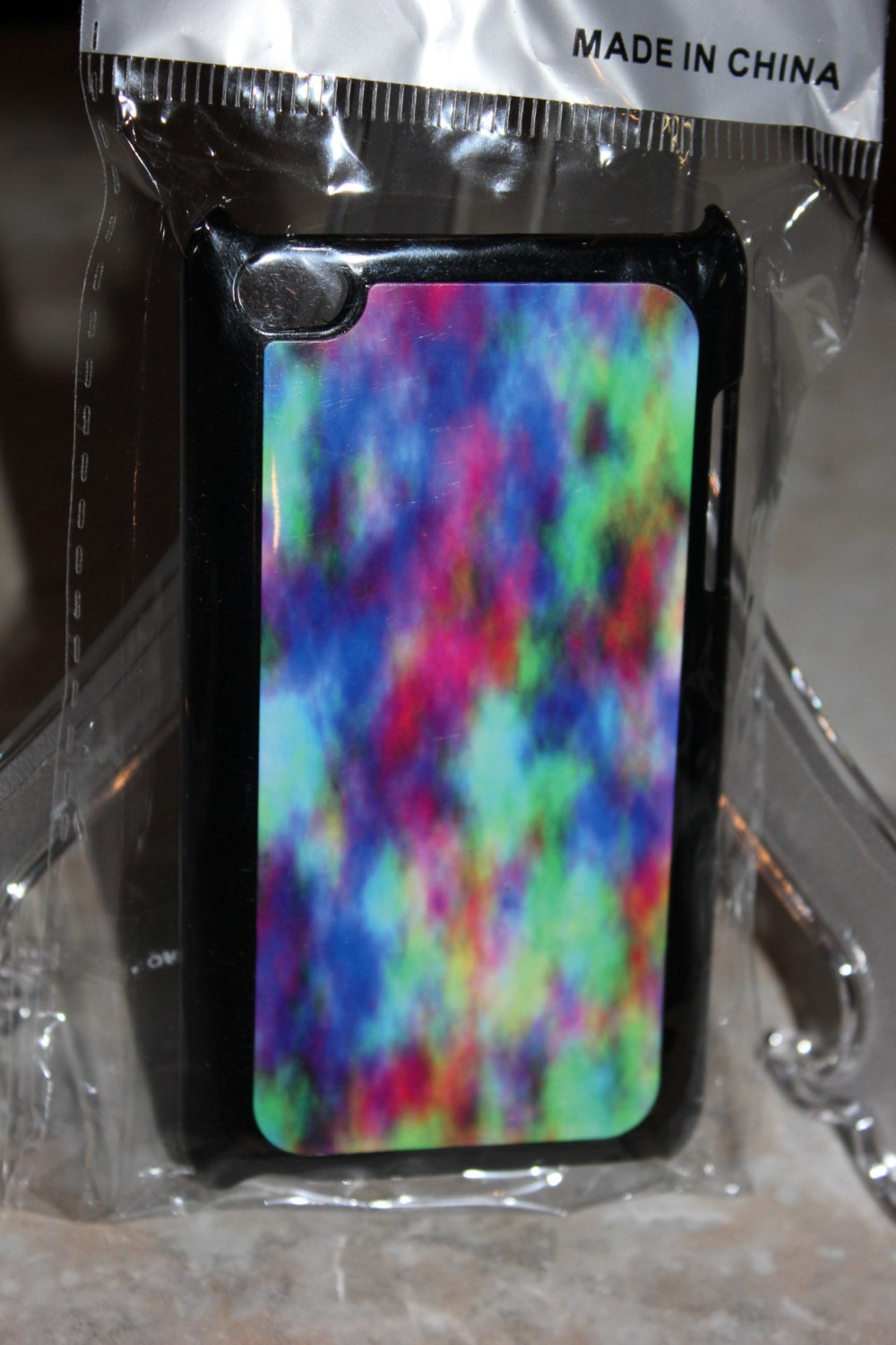 IPOD touch, Iphone 4-4s or 5 Case Tie Dye Clouds