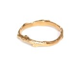 I Can Be Your Strength Twig Ring in 18k Gold