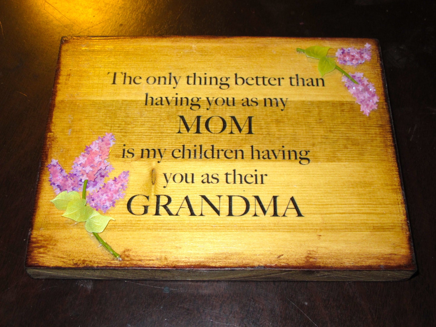 Family Plaque, Grandma Sign, Mom Sign, Family Blocks, Home Decor, Wooden Blocks, Family Sign, Gifts