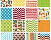 Custom crib bedding - Colorful nursery bedding