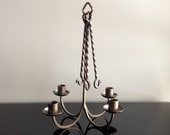 Mid Century - Metal Hanging Candelabra