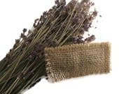 Rustic Organic Lavender Mini Sachet, Natural Burlap