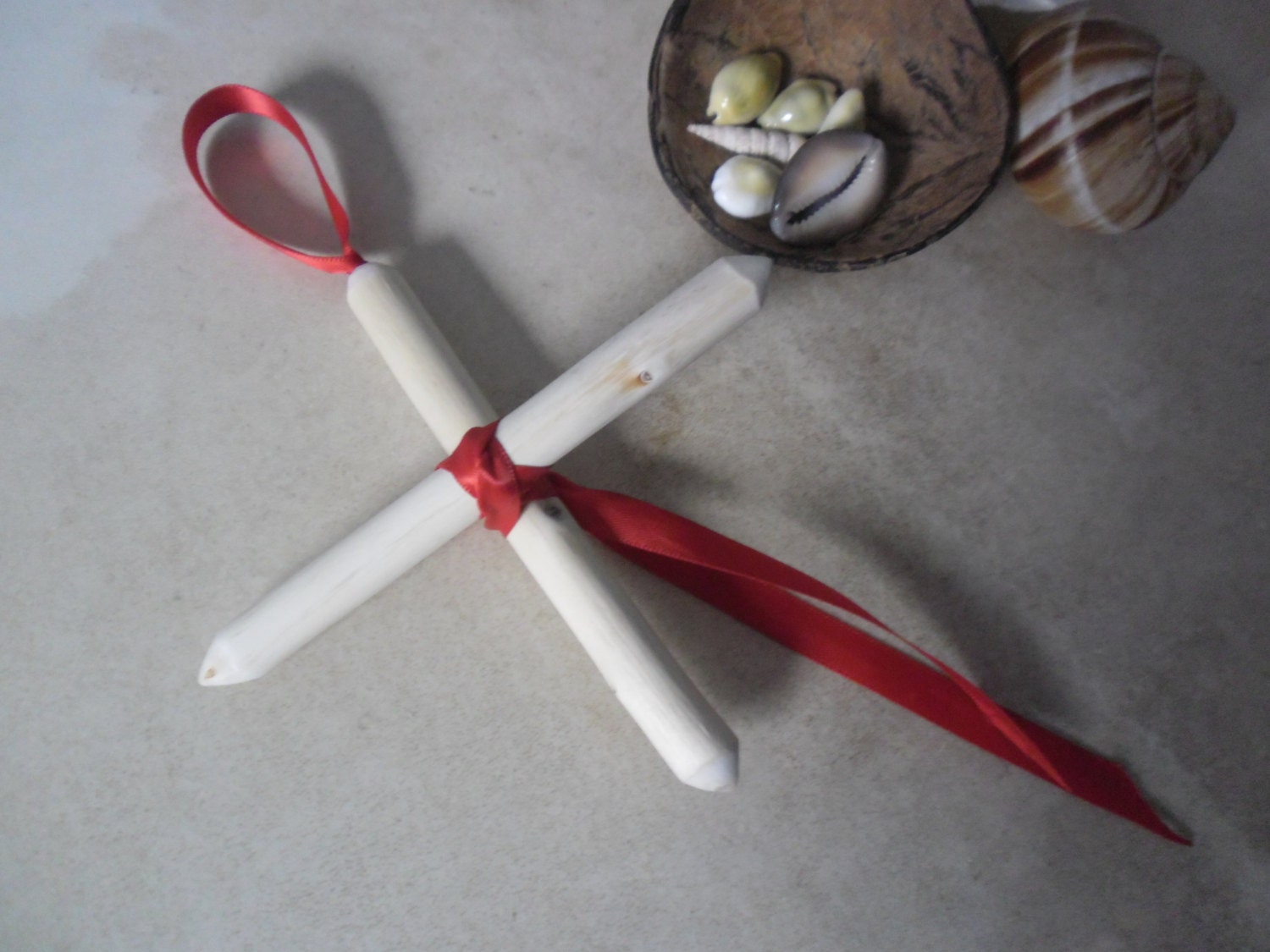 Rowan Protection Cross - pagan witch wicca witchcraft protection charm