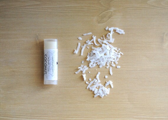 Coconut Lip Balm - Beeswax, Shea Butter, Coconut Oil