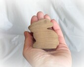 Bunny Rabbit Shaped Trinket Box, Jewelry Box, Unfinished, DIY, Ready to paint