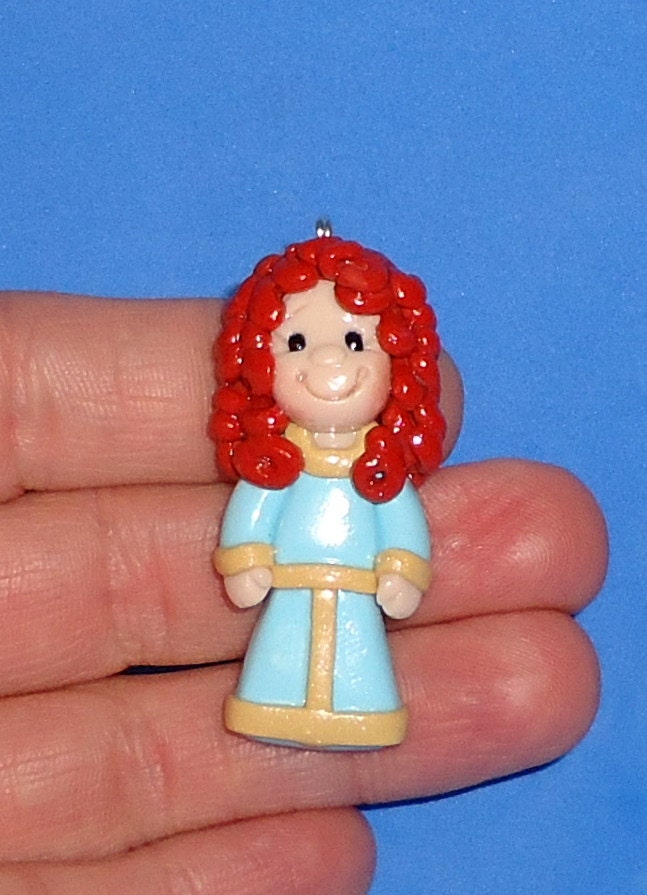 Polymer Clay Merida Inspired Pendant