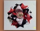 Ready To Ship, St. Louis Cardinals Boutique Hair Bow Clip for Girls.