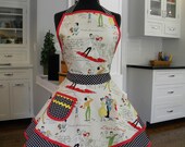 Bridal "Dear Damsel" Flounce Apron
