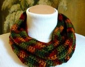 Neck Warmer Cowl in Fall Colors