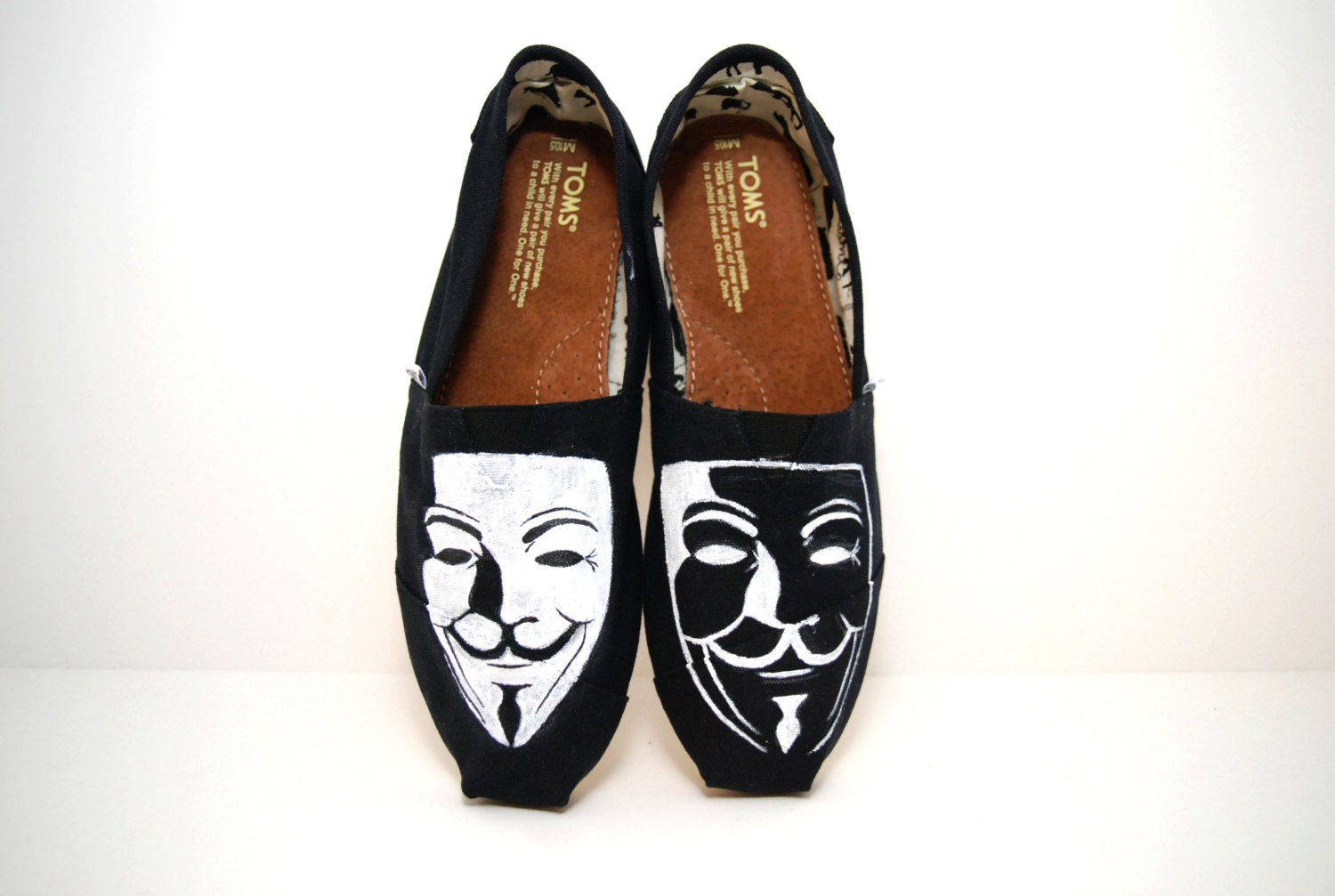 Guy Fawkes - CUSTOM TOMS SHOES