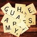 5 Inch Wooden Scrabble Tile Wall Plaques
