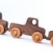 OLD-SCHOOL TRUCK - a natural and eco-friendly wooden toy made with sustainable hardwood - ideal for baby, toddler, or preschooler