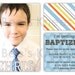 LDS Baptism Invitation Boy Invite - Digital File