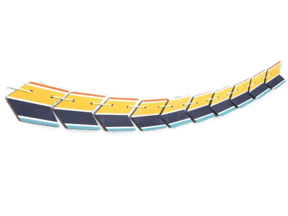 Arrow with Stripes, Paper Bunting Banner, Garland with Arrows, Chevron Shaped Pennants, Party Decor Streamer, Dorm Room Wall, Photo Prop
