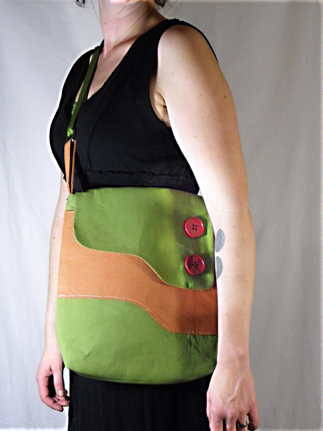 Modern messenger bag for everyday essentials or perfect for hauling books for classs.